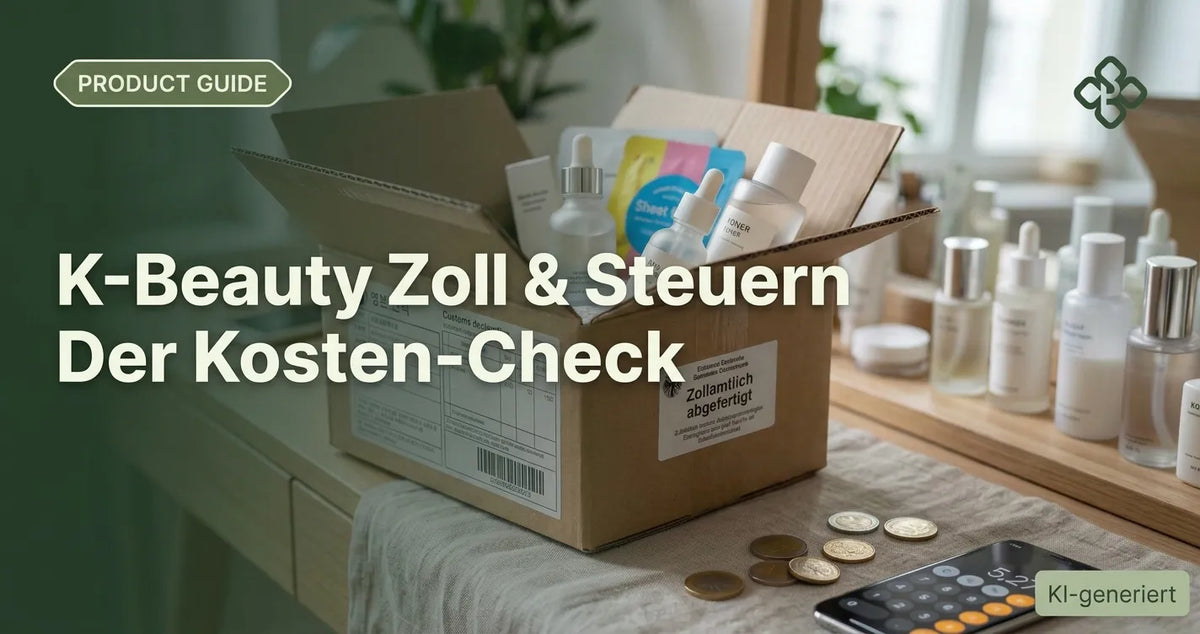Koreanische Kosmetik bestellen: Was Zoll und Steuer wirklich kosten