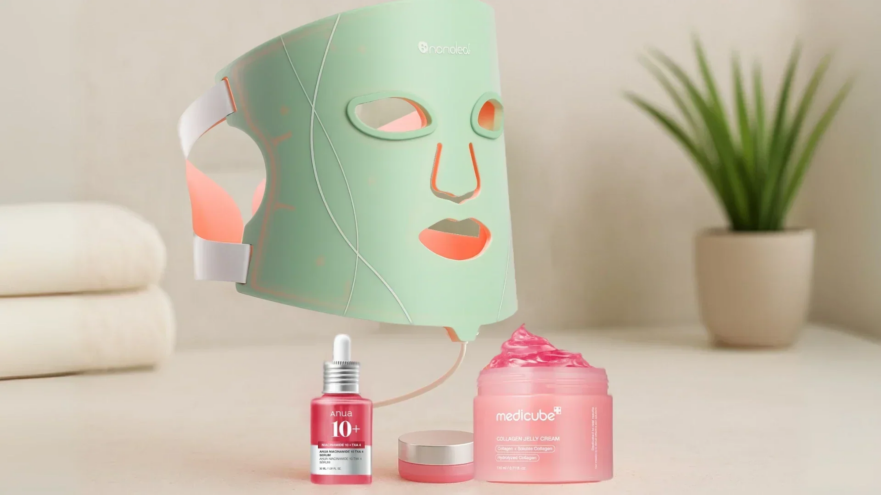 Nanoleaf LED Lichttherapie Gesichtsmaske & Korean Skincare