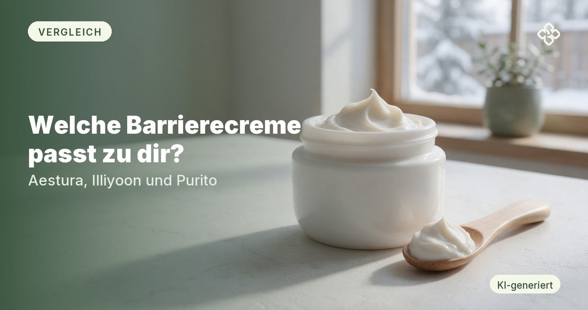 Barrierecremes im Vergleich: Aestura, Illiyoon und Purito