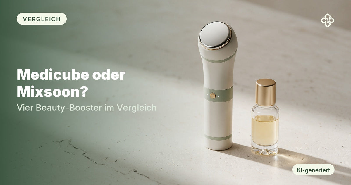Beauty-Booster im Vergleich: Medicube und Mixsoon