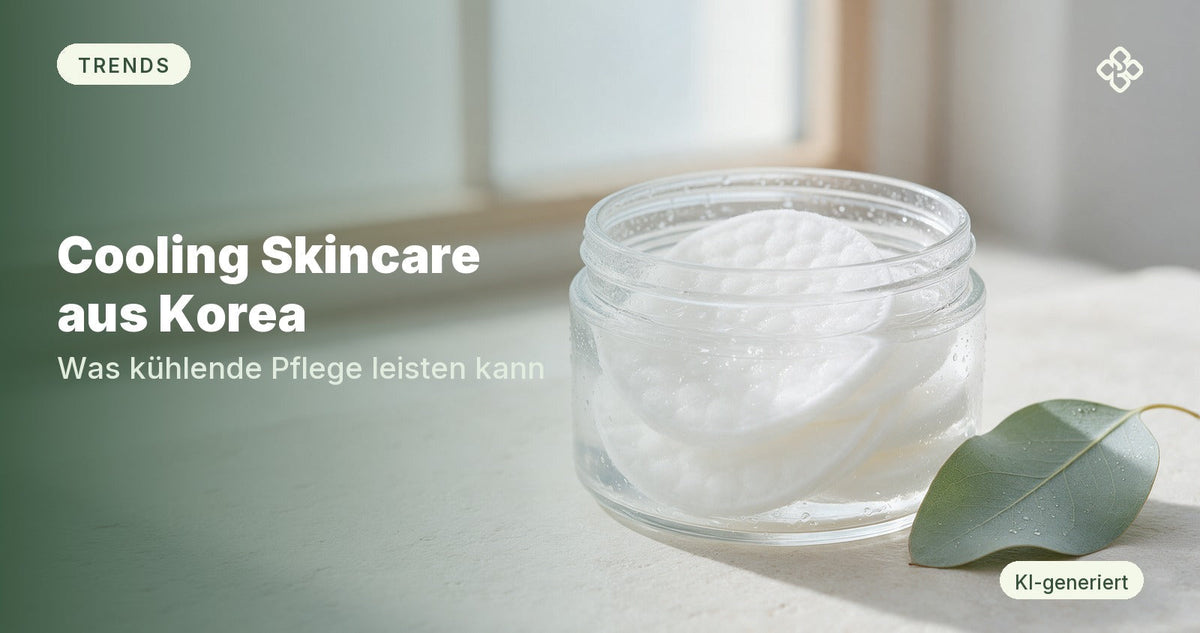 Gekühlte Toner Pads in einem Glas mit Kondenstropfen