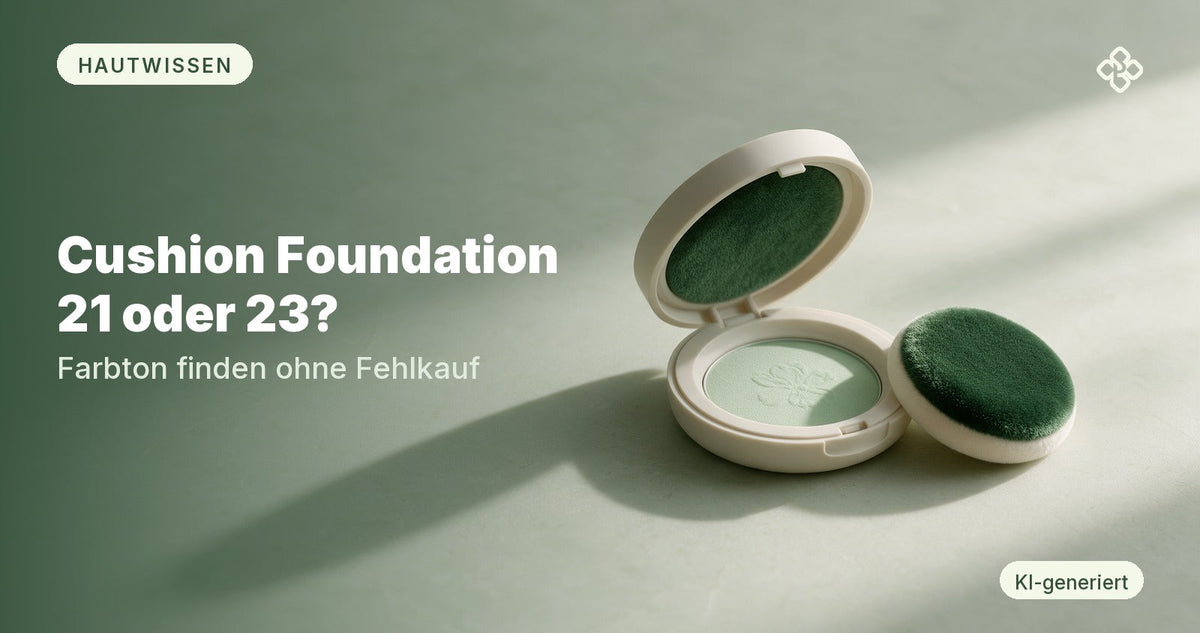 Koreanische Cushion Foundation: Farbton 21 oder 23 finden