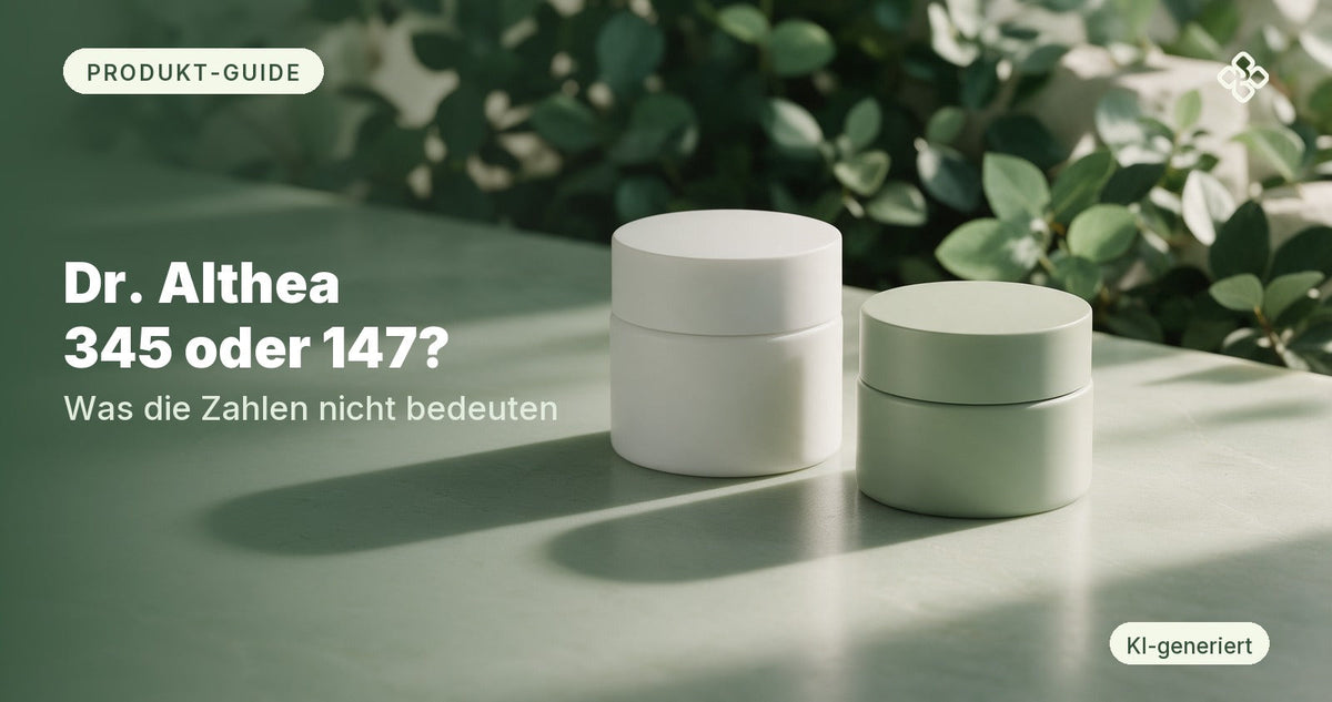Dr. Althea 345 und 147: Rezeptur und Zahlen im Vergleich