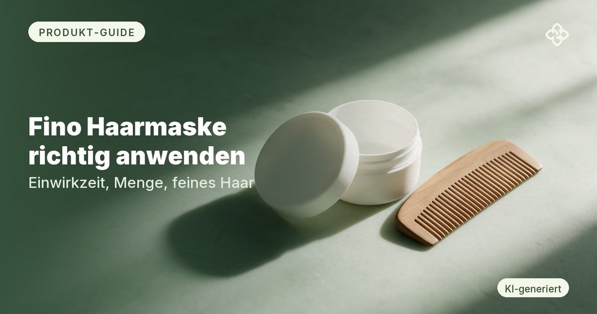 Fino Haarmaske richtig anwenden: Einwirkzeit, Menge und feines Haar