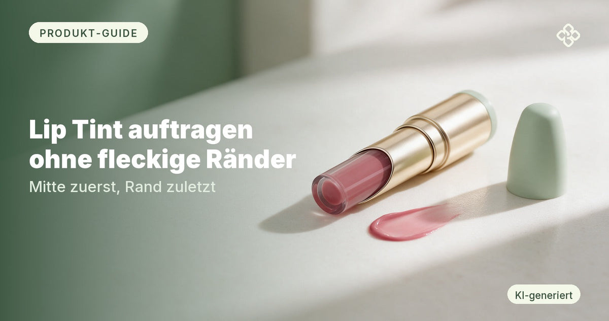 Lip Tint auftragen ohne fleckige Raender
