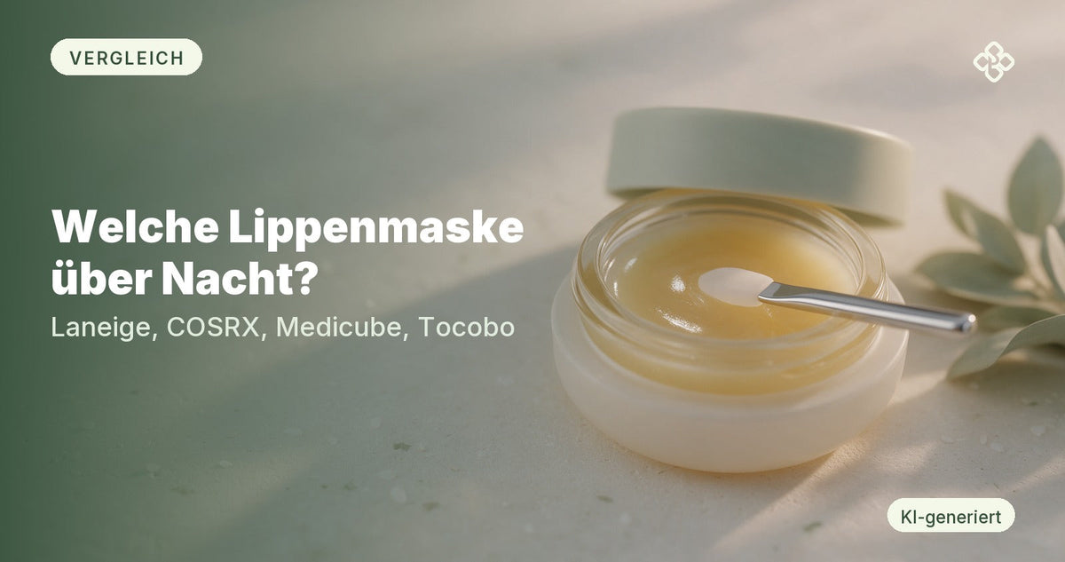 Vier Lippenmasken fuer die Nacht im Vergleich