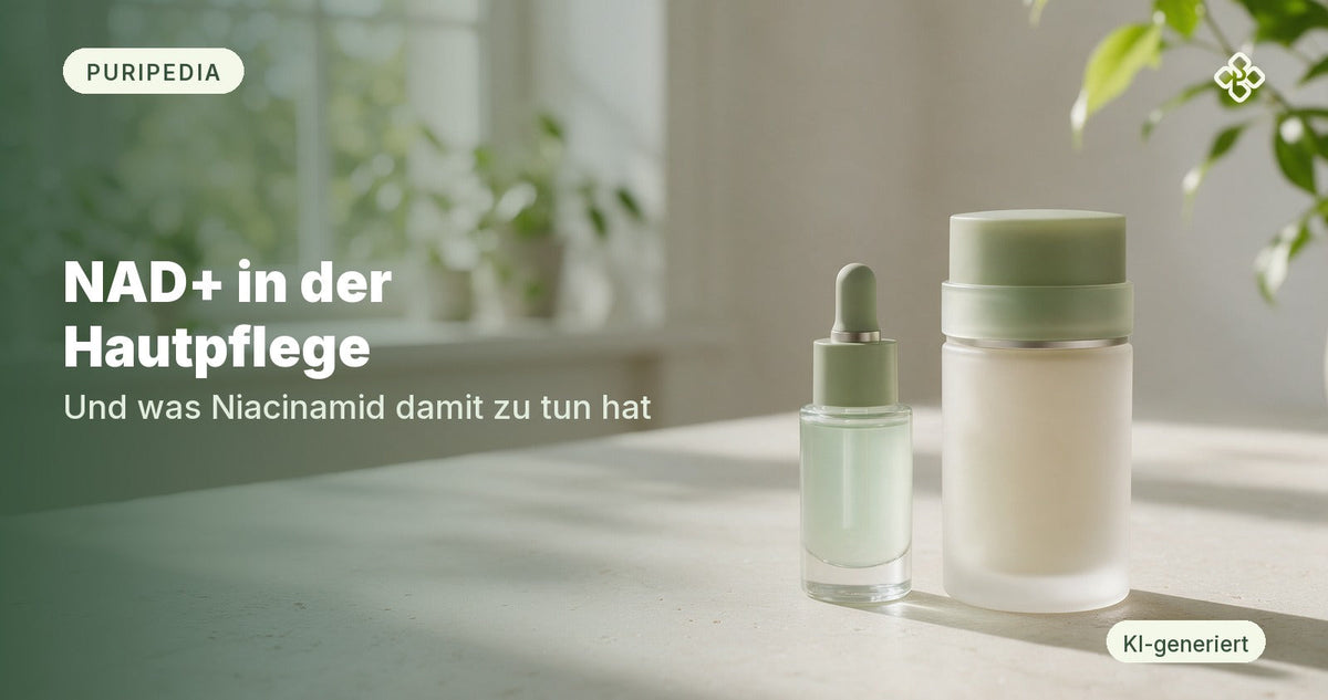 NAD+ in der Hautpflege: Serum und Creme mit dem Wirkstoff NAD plus
