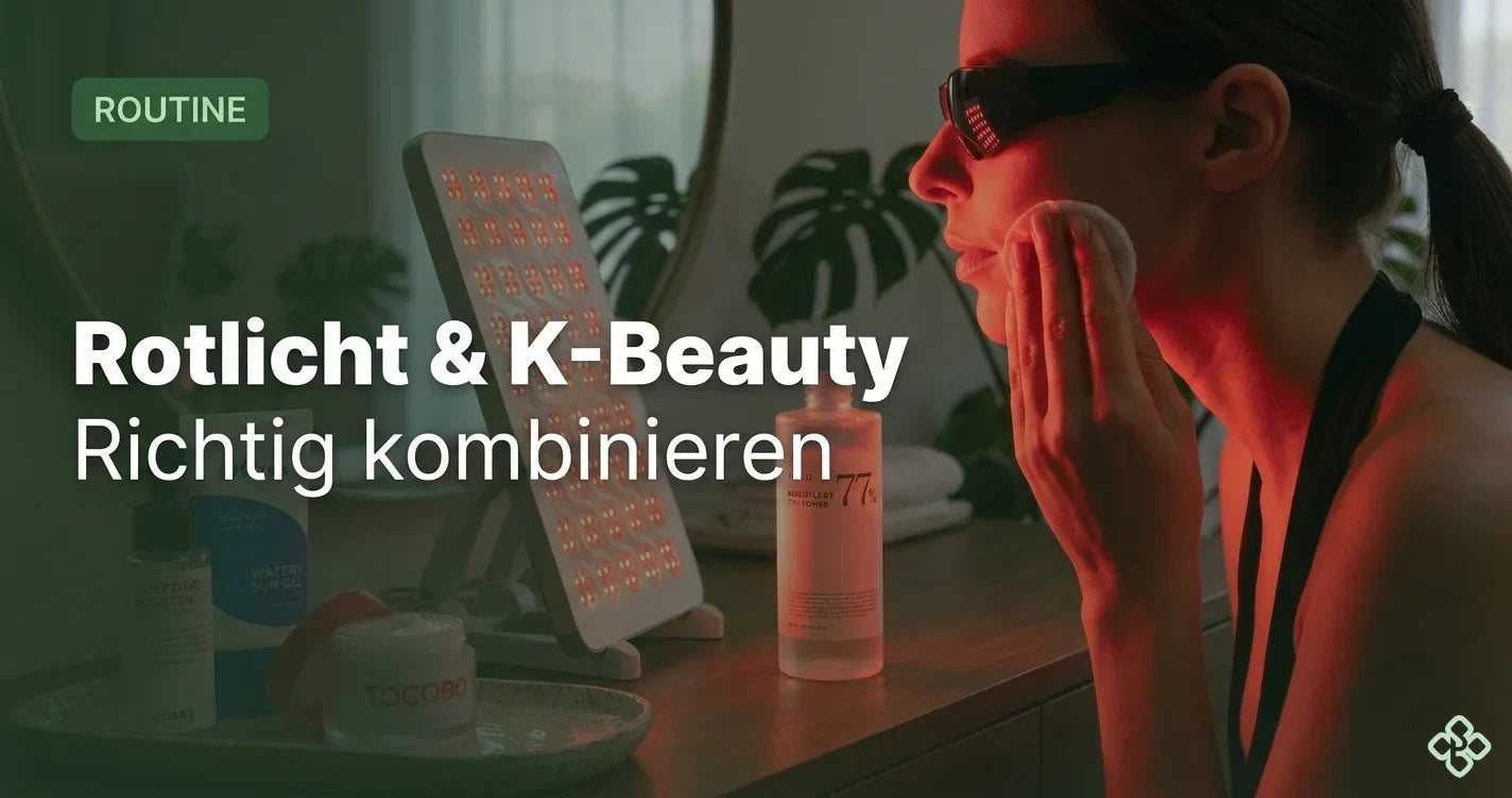 Rotlichttherapie Hautpflege: LED & K-Beauty richtig kombinieren
