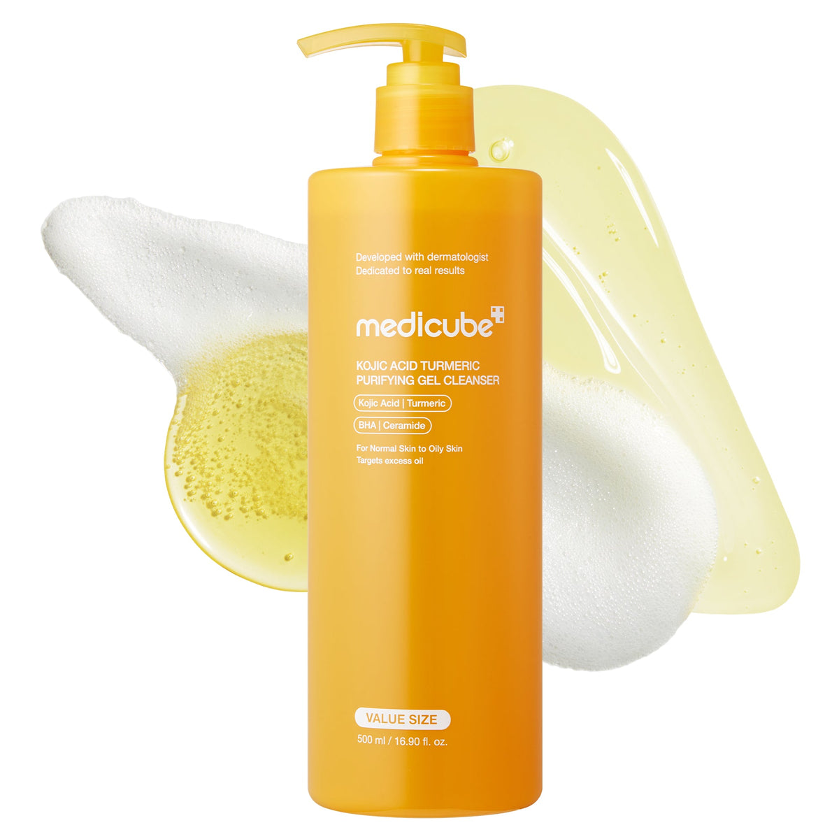 Medicube Kojic Acid Turmeric Gel to Foam Cleanser 500 ml – Hauptbild
