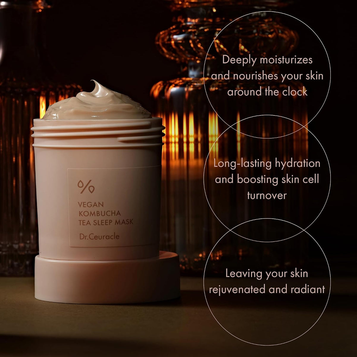 Dr. Ceuracle Vegan Kombucha Tea Sleep Mask 100 g