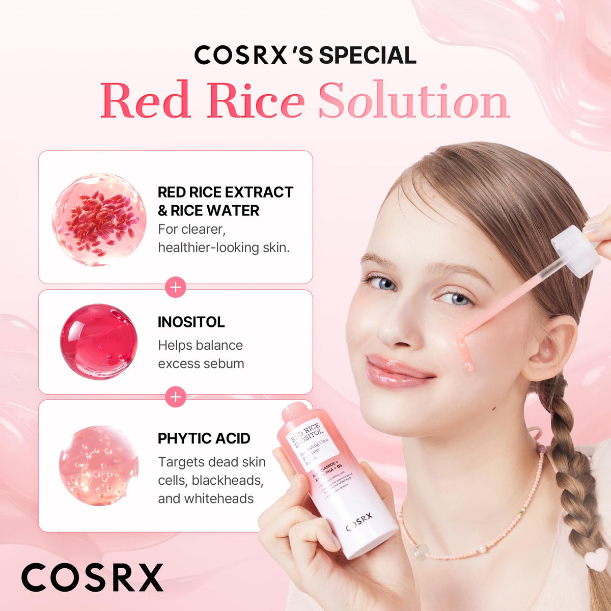 COSRX Red Rice Inositol Exfoliating Care Pore Peel Serum 80 ml
