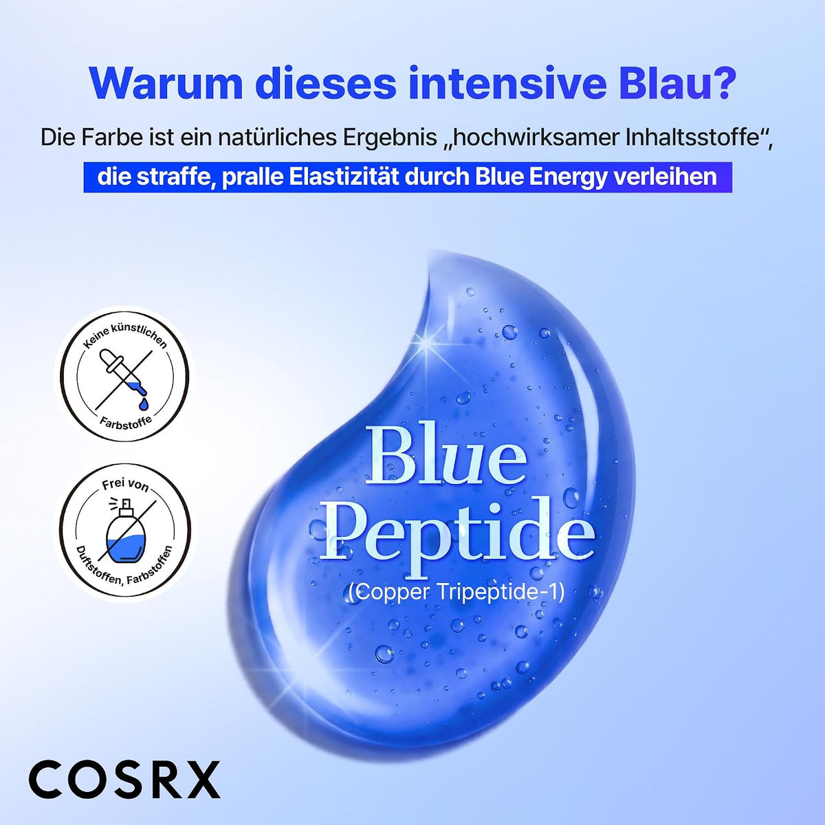 COSRX The Blue Peptide Bakuchiol Plump Glow Serum 50 ml, Bild 3
