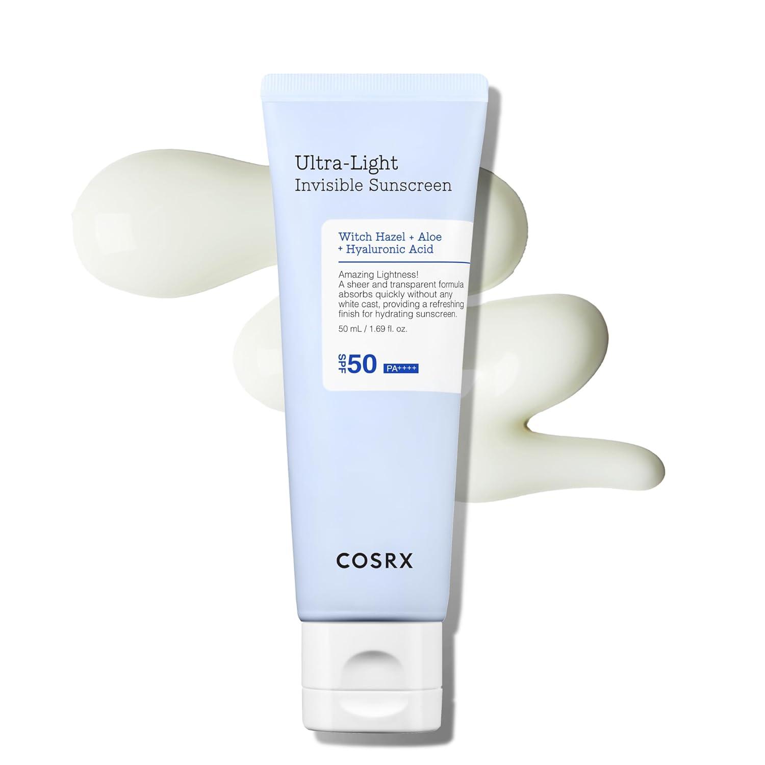 COSRX Ultra-Light Invisible Sunscreen SPF50 koreanischer UV-Schutz Winter