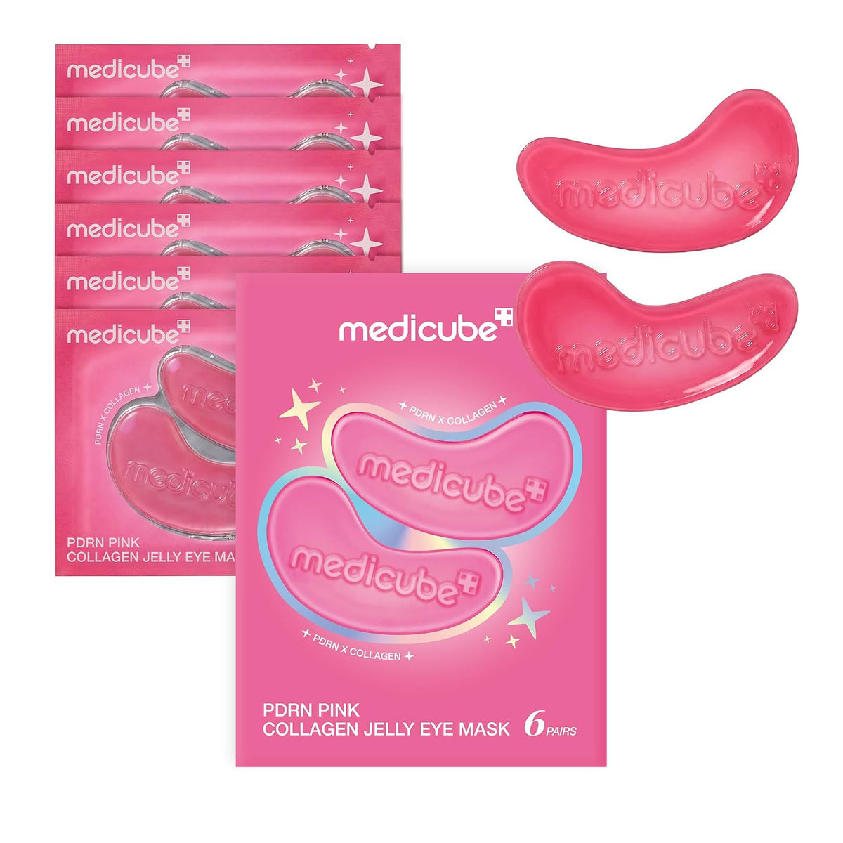 Medicube PDRN Pink Collagen Jelly Eye Mask 28 Pairs - Bild 1