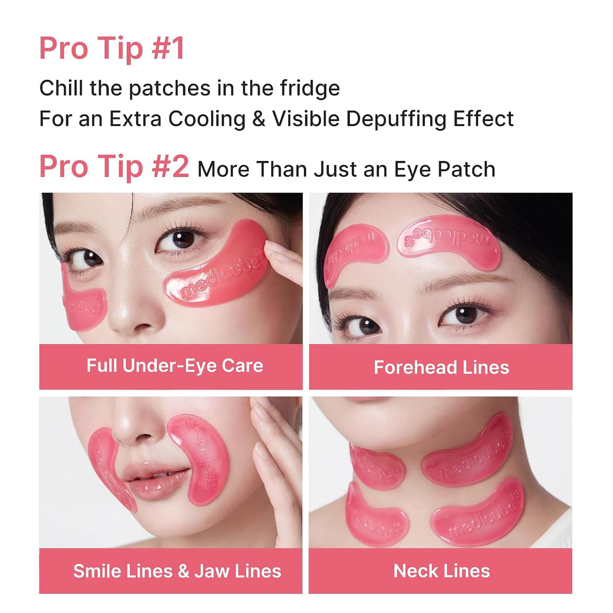 Medicube PDRN Pink Collagen Jelly Eye Mask 28 Pairs - Bild 3