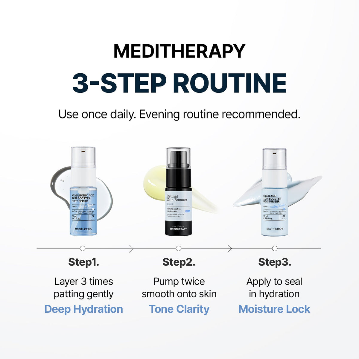 Meditherapy Gentle Boost Kit 3 x 20 ml