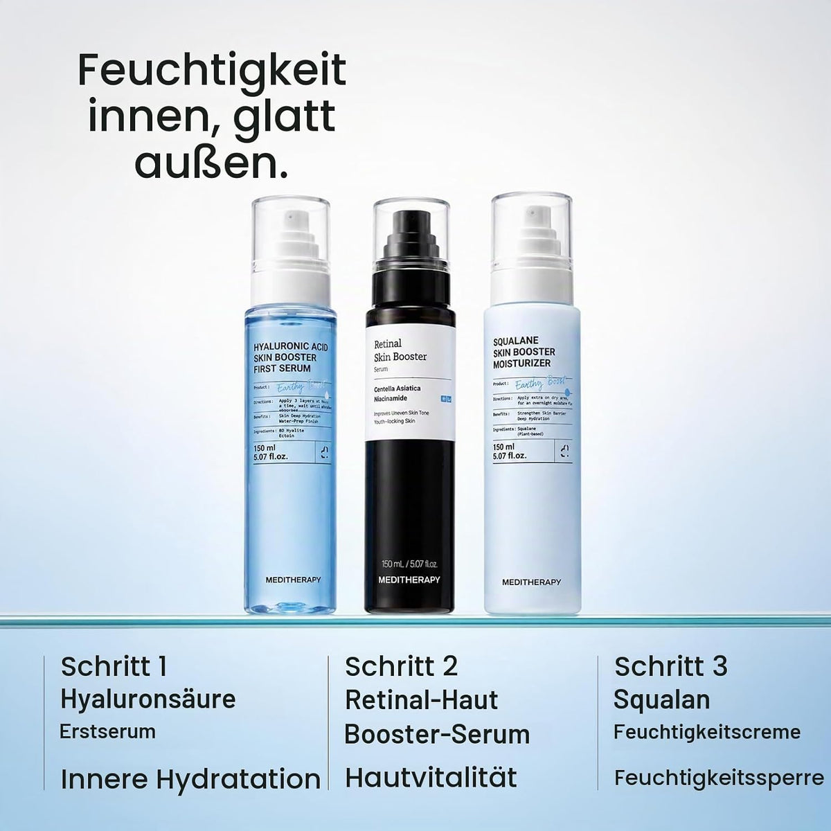 Meditherapy Hyaluronic Acid Skin Booster First Serum 150 ml