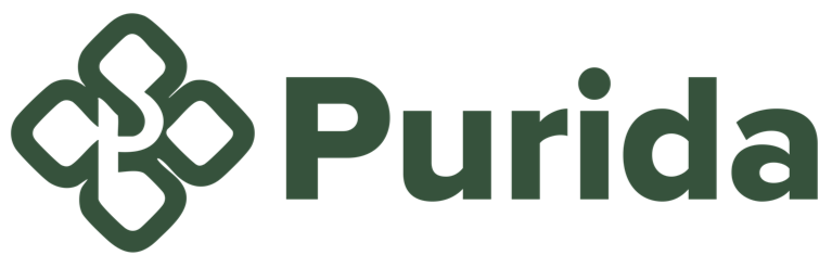 Purida Logo Monogram Dunkelgrün
