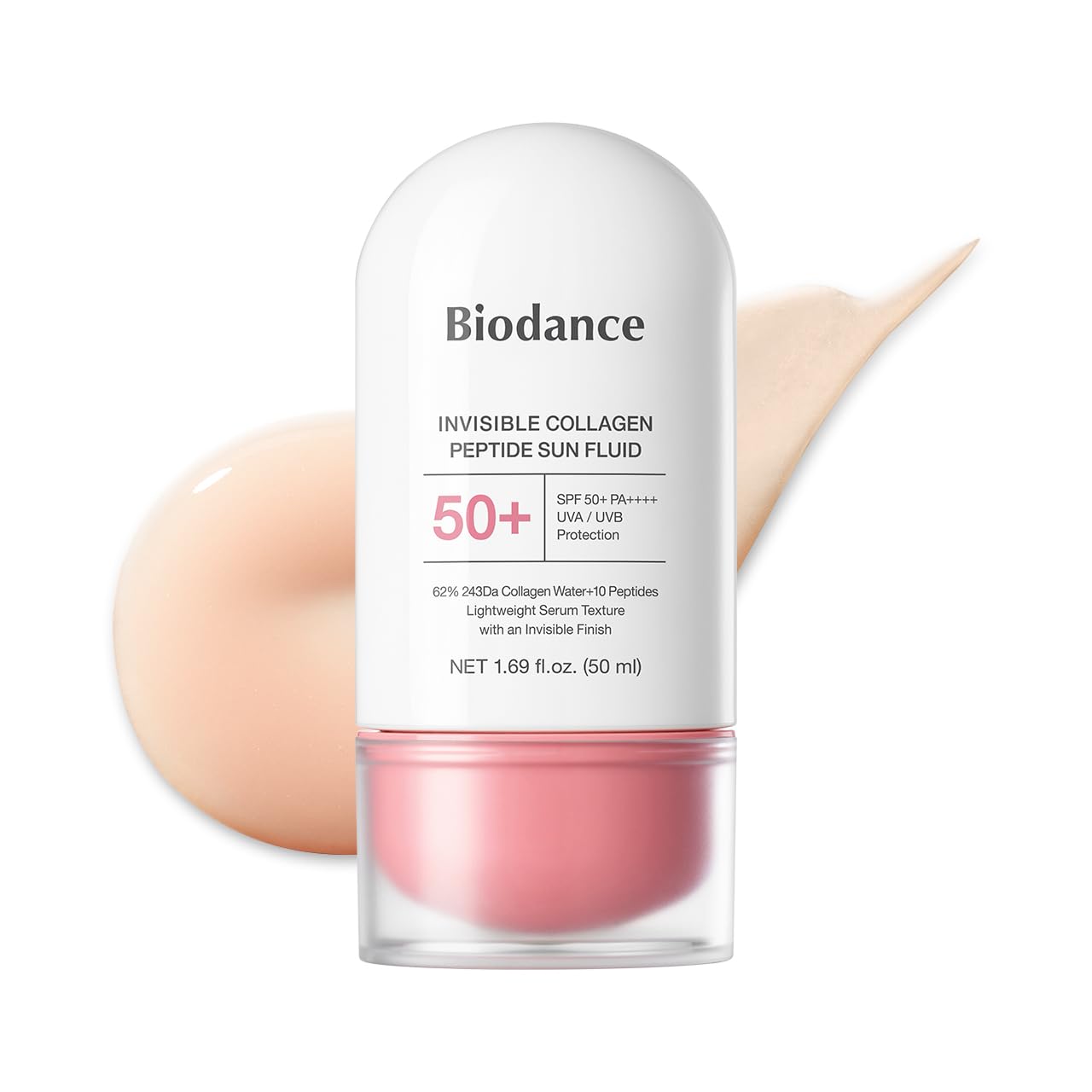 Biodance Invisible Collagen Peptide Sun Fluid SPF 50+ PA++++ 50 ml