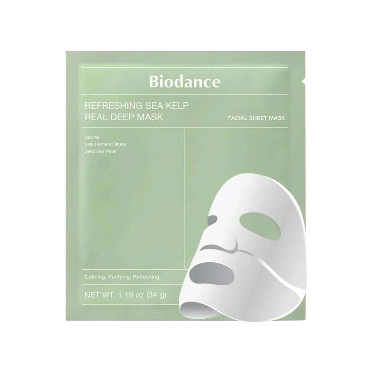 Biodance Refreshing Sea Kelp Real Deep Mask 1St. 34g