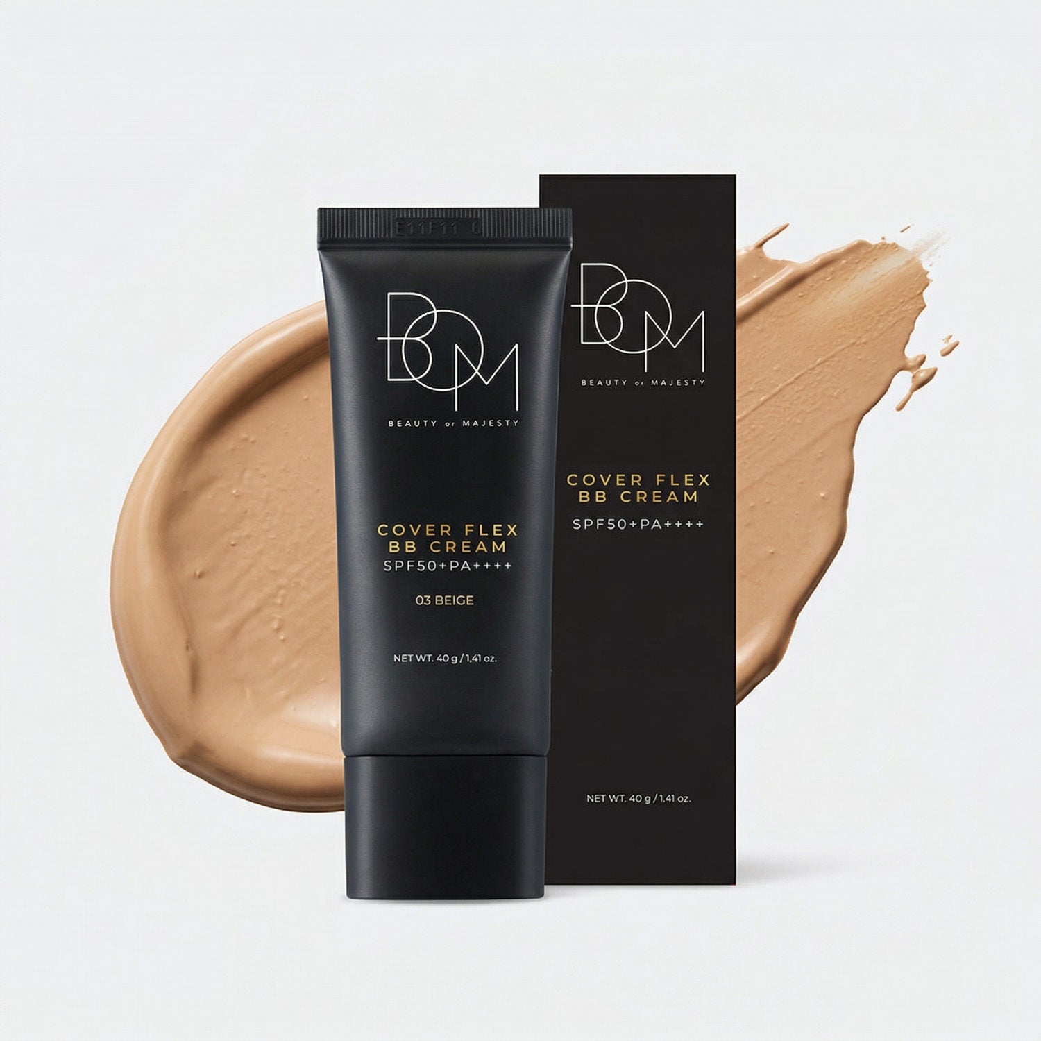 BOM Cover Flex BB Cream SPF50+PA++++ 03 Beige 40 g