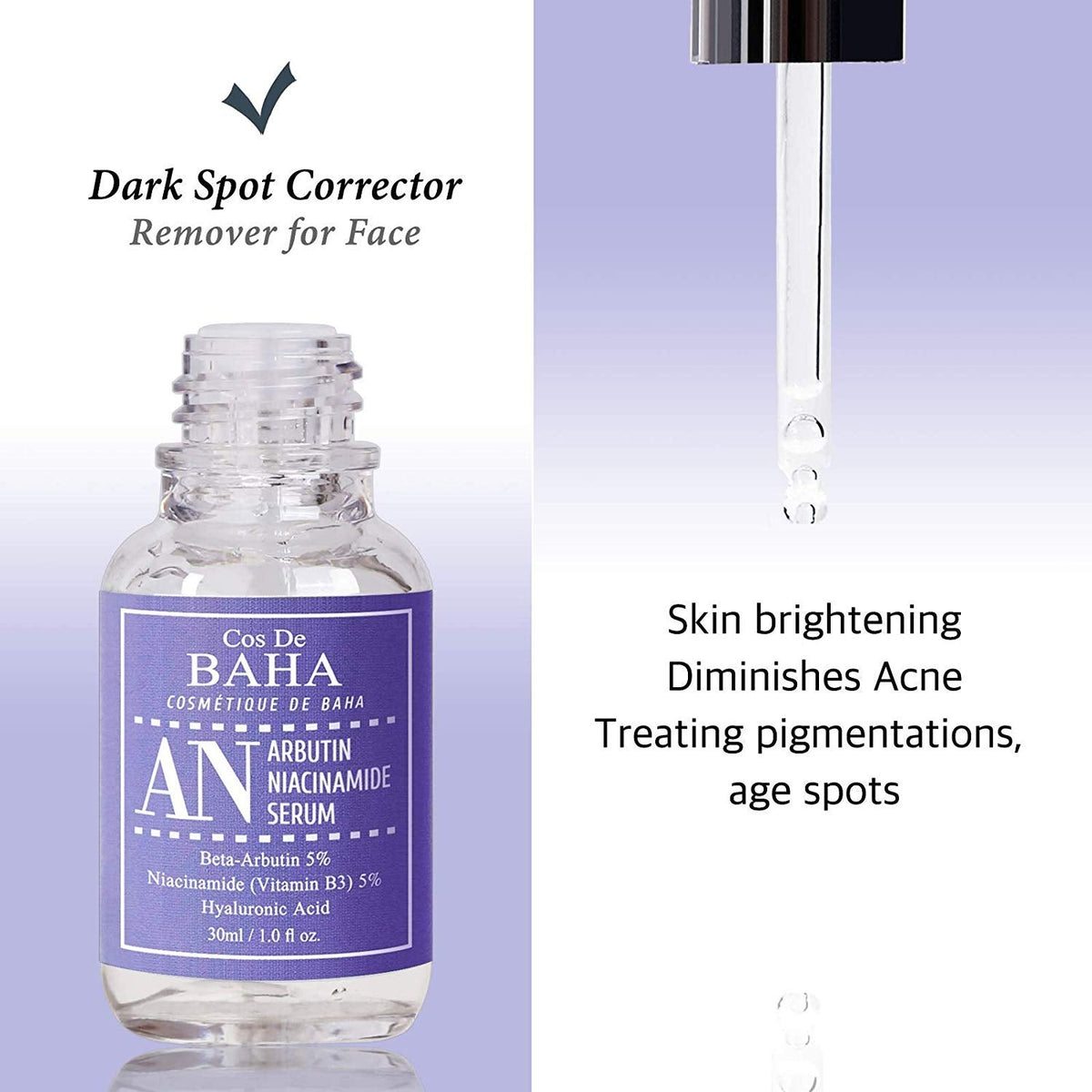 Cos de BAHA Arbutin 5% Niacinamide 5% Serum 30 ml – Produktbild 3