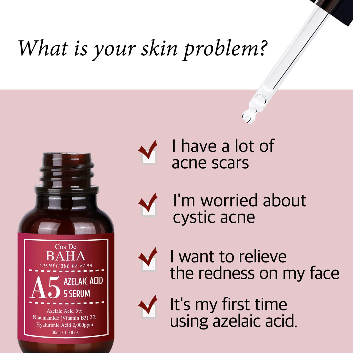 Cos de BAHA Azelaic Acid 5% Serum 30 ml – Produktbild 4