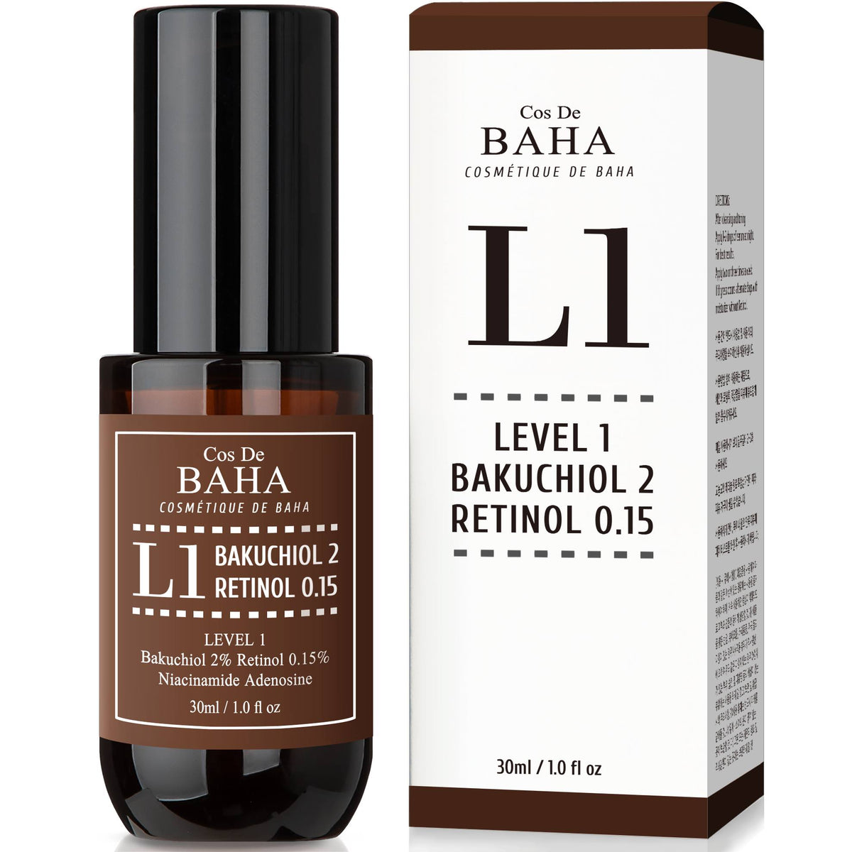 Cos de BAHA Bakuchiol 2% Retinol Serum 30 ml – Produktbild 1