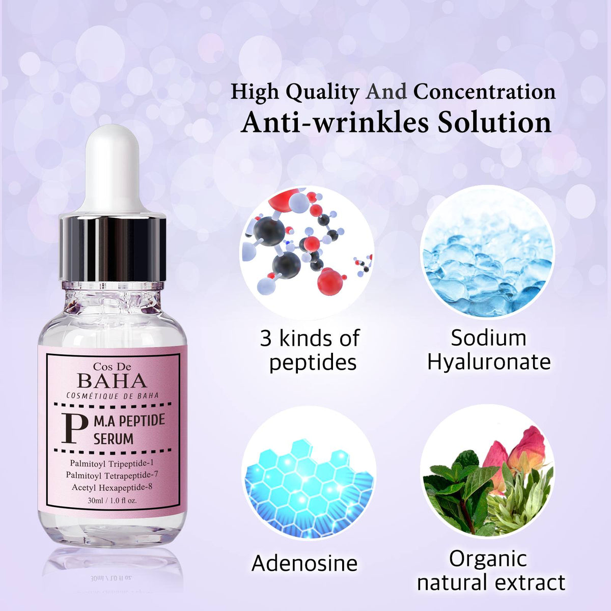 Cos de BAHA M.A. Peptide Serum 30 ml – Produktbild 3
