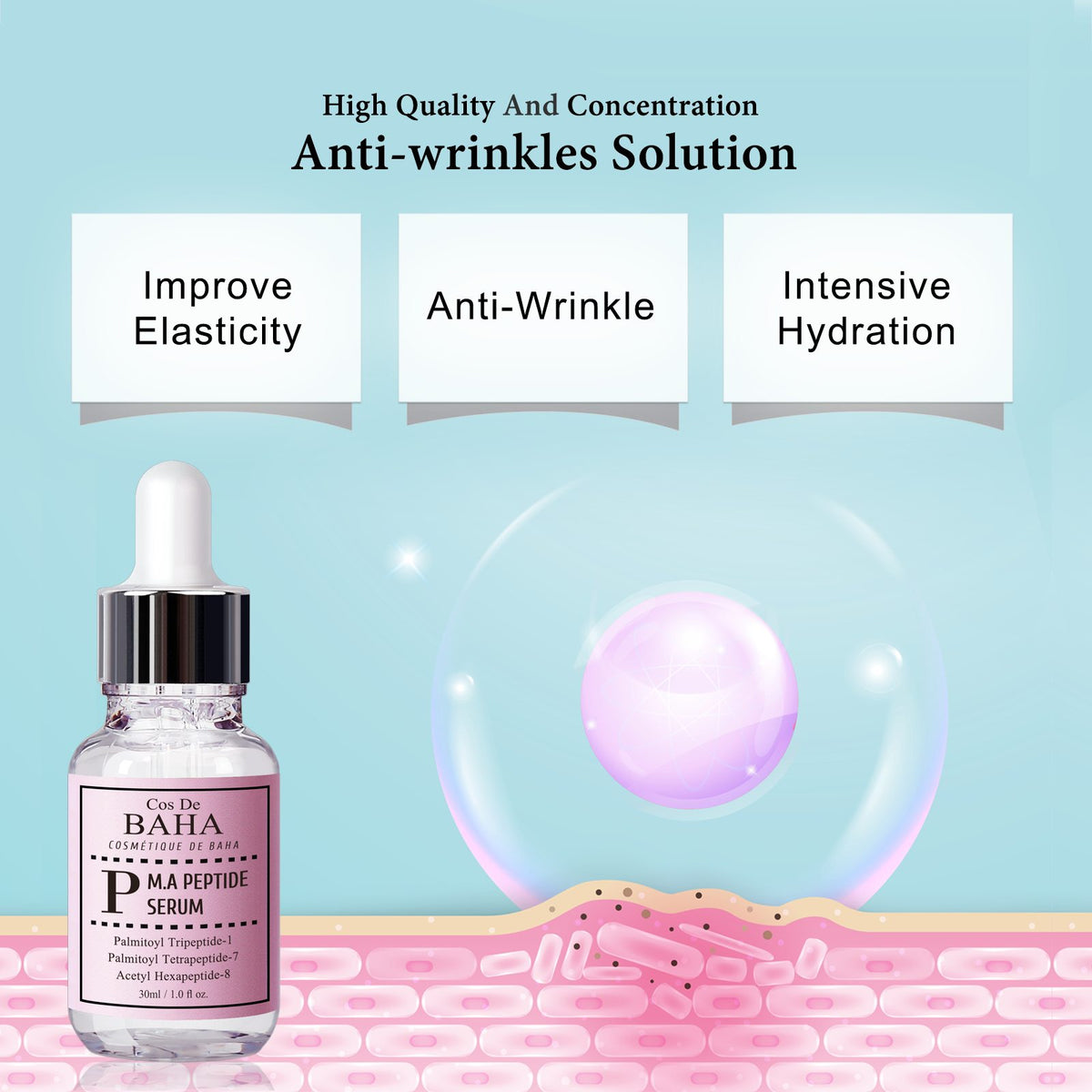 Cos de BAHA M.A. Peptide Serum 30 ml – Produktbild 4