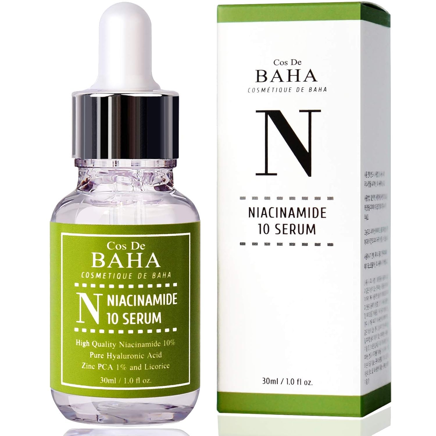 Cos De BAHA Niacinamide 10% Zinc PCA 1% Serum 30 ml