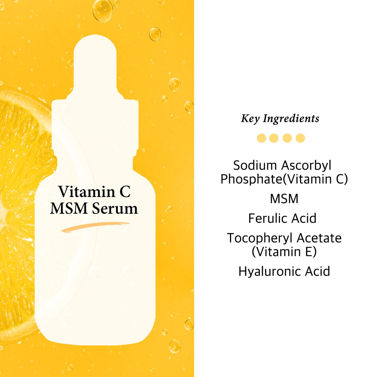 Cos de BAHA Vitamin C MSM Serum 30 ml – Produktbild 2