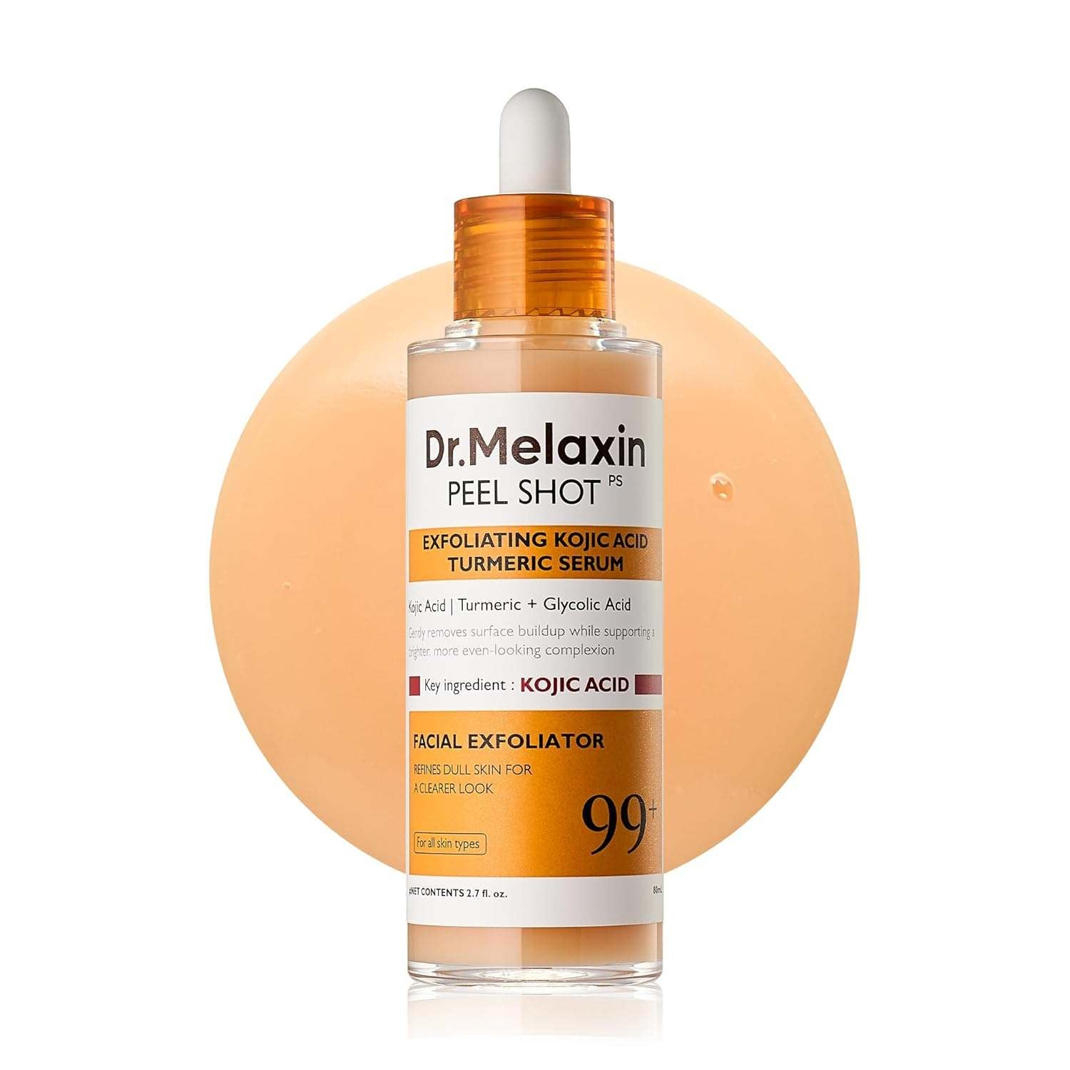 Dr.Melaxin Peel Shot Exfoliating Kojic Acid Turmeric Serum 80 ml