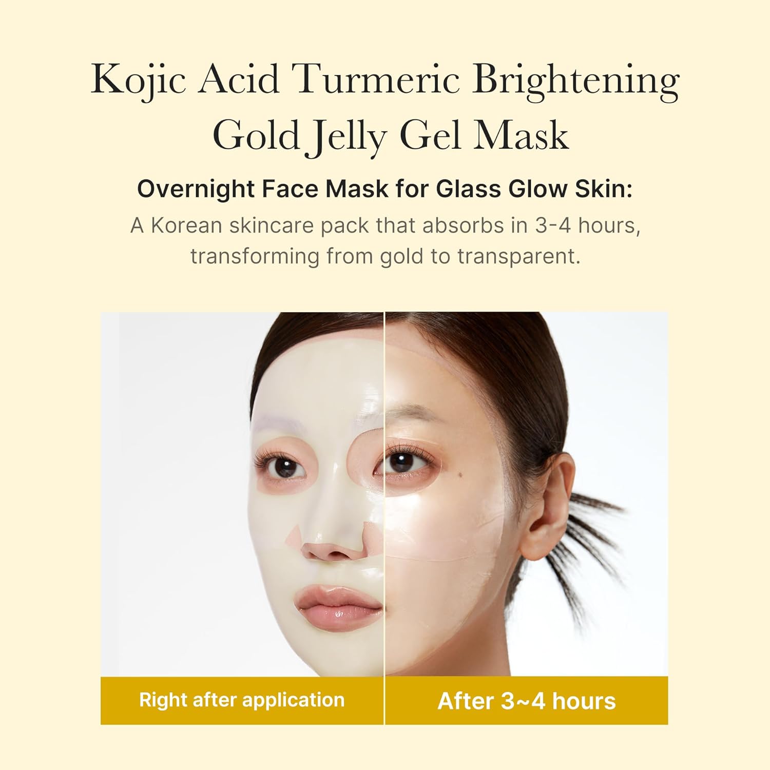 Medicube Kojic Acid Turmeric Brightening Gel Mask 1St. – Ansicht 3