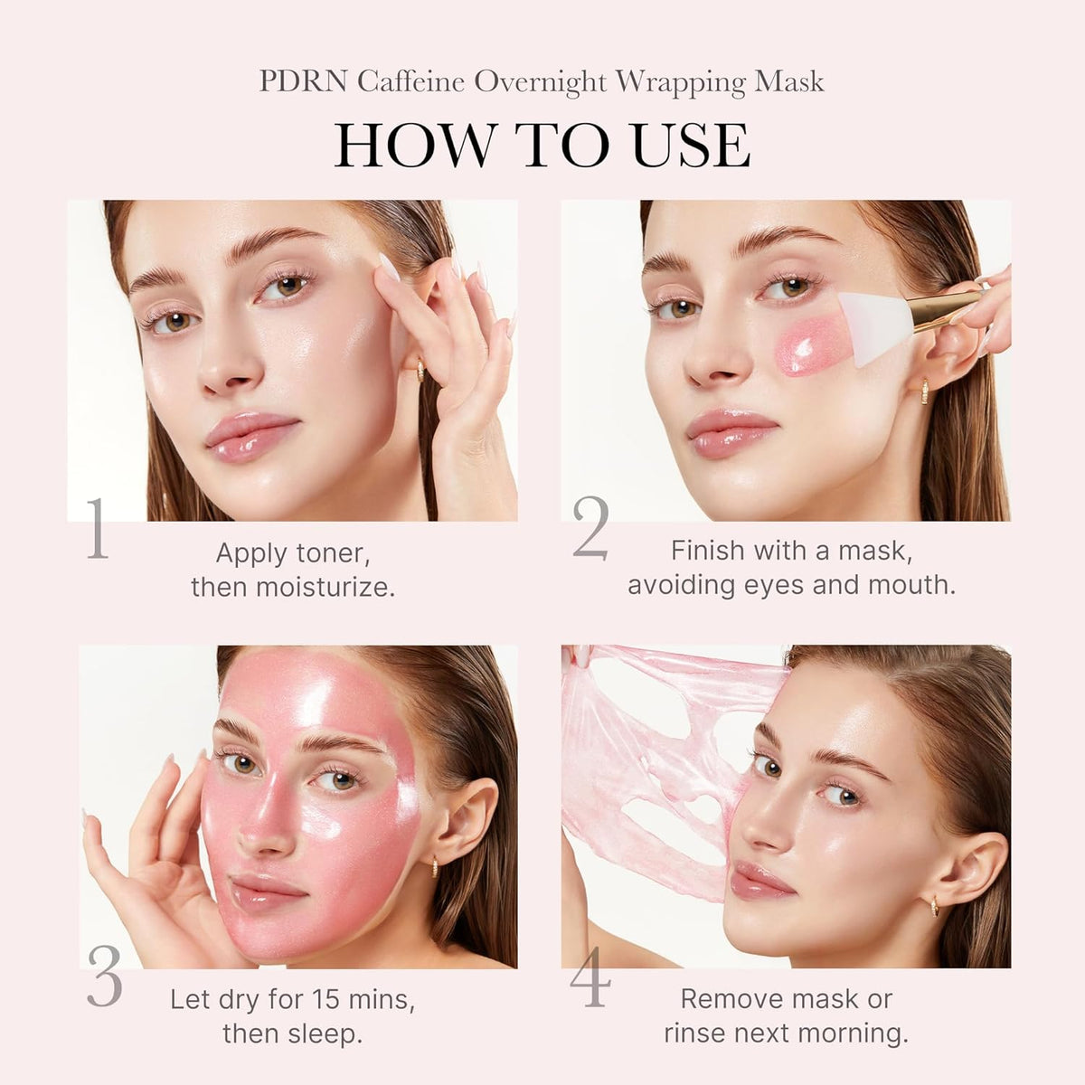 Medicube PDRN Pink Caffeine Night Wrapping Mask 75ml – Ansicht 4