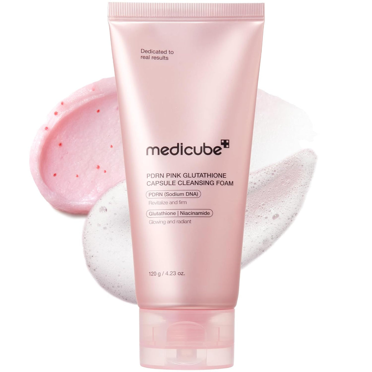 Medicube PDRN Pink Glutathione Capsule Cleansing Foam 120 g