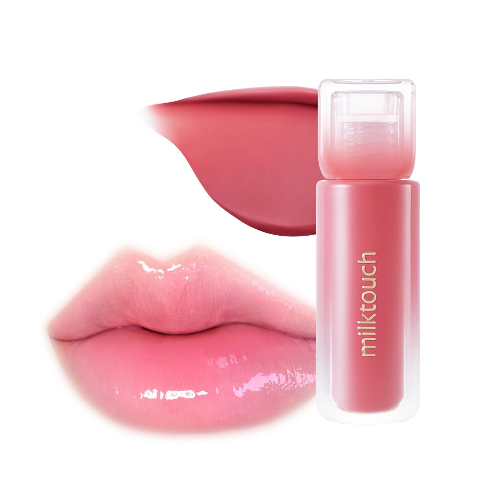MILKTOUCH Dew Stain Sheer Lip Gloss 03 Peony Rain 4 g