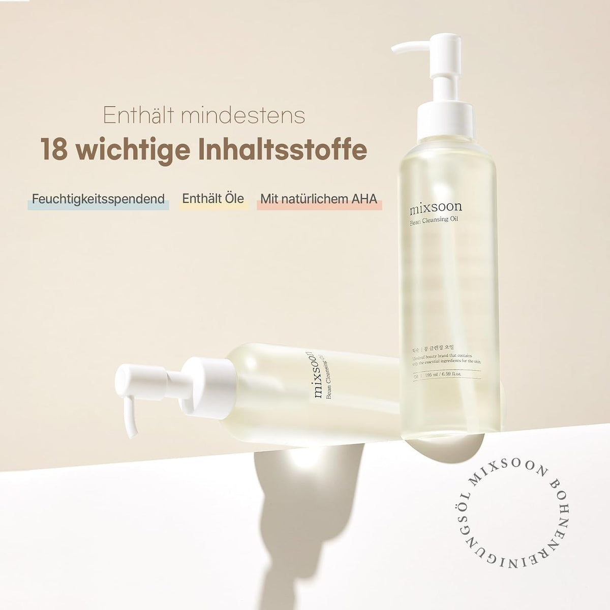 Mixsoon Bean Cleansing Oil Inhaltsstoffe