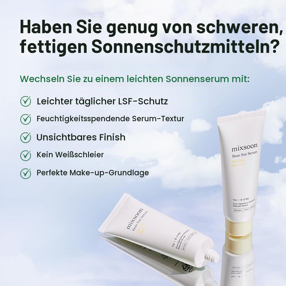 Mixsoon Bean Sun Serum SPF 50+ PA++++ Detail