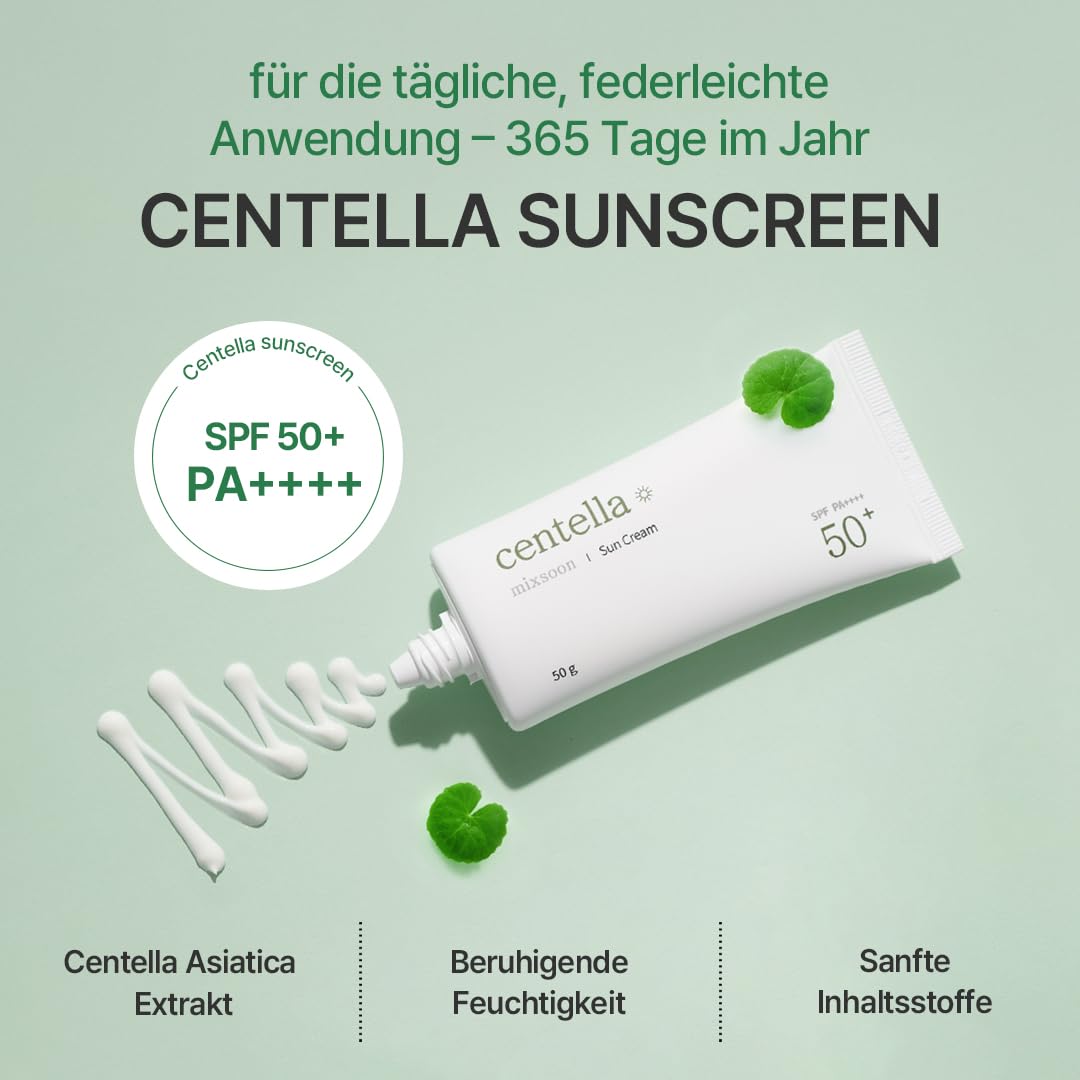 Mixsoon Centella Sun Cream SPF 50+ PA++++ 50 g
