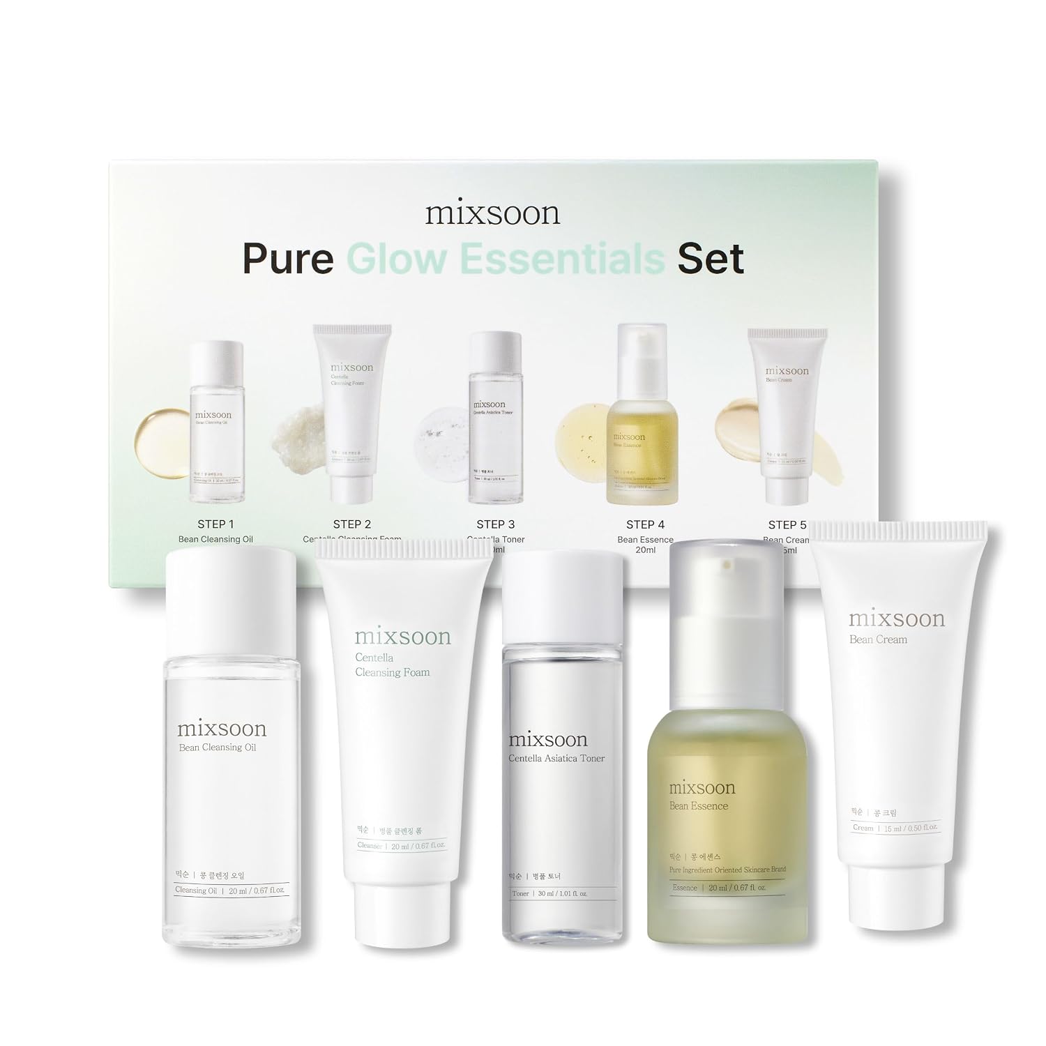 Mixsoon Pure Glow Essentials Set Produktübersicht