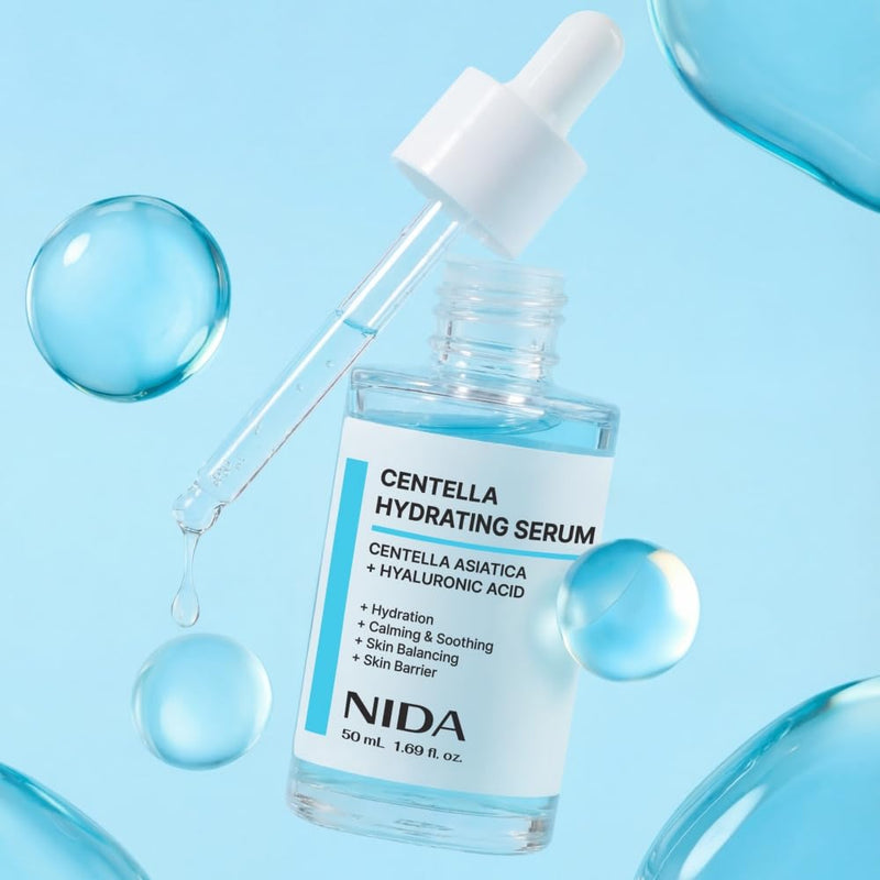 NIDA Skincare Wirkstoffe Centella Peptide Hyaluron K-Beauty