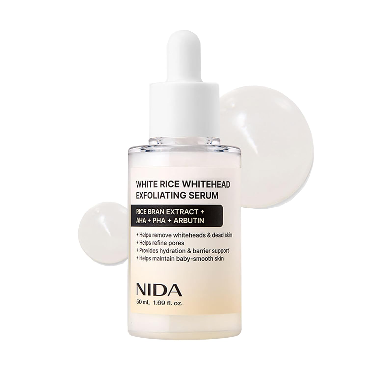NIDA White Rice Whitehead Exfoliating Serum 50 ml