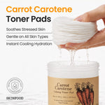 Skinfood Carrot Carotene Calming Water Pad 60 Stück Toner Pads
