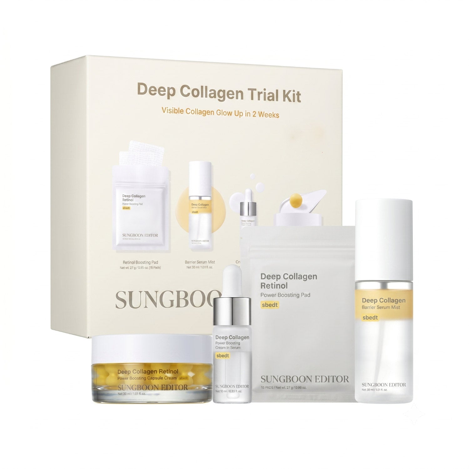 SUNGBOON EDITOR Deep Collagen Trial Kit